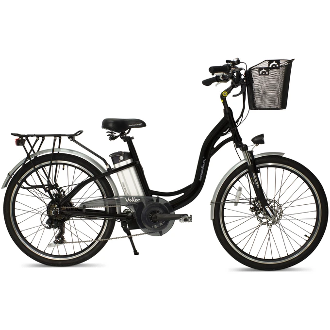 American Electric Electric Bikes Black / Pre-Order (Estimated Shipping Date: Sept 15) American Electric Veller 2021 36V 10Ah Step Through Cruiser Electric Bicycle