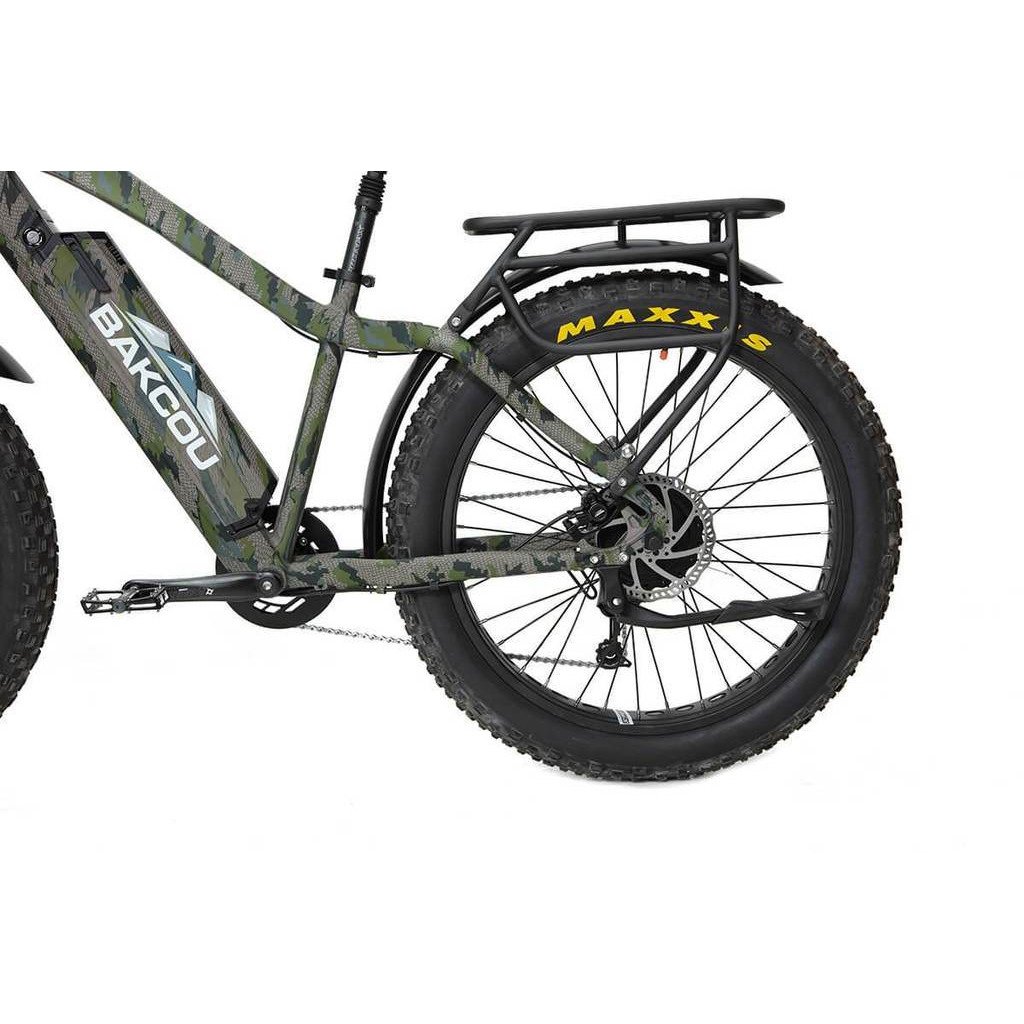 Bakcou Electric Bikes BAKCOU Flatlander Fat Tire Electric Hunting Bike