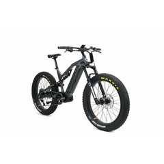 Bakcou Electric Bikes Charcoal - Pre Order (Estimated Shipping Date: July 27) / 19" Frame / 17.5 Ah (Standard) BAKCOU SCOUT Sport Rider Full Suspension Fat Tire Electric Bike