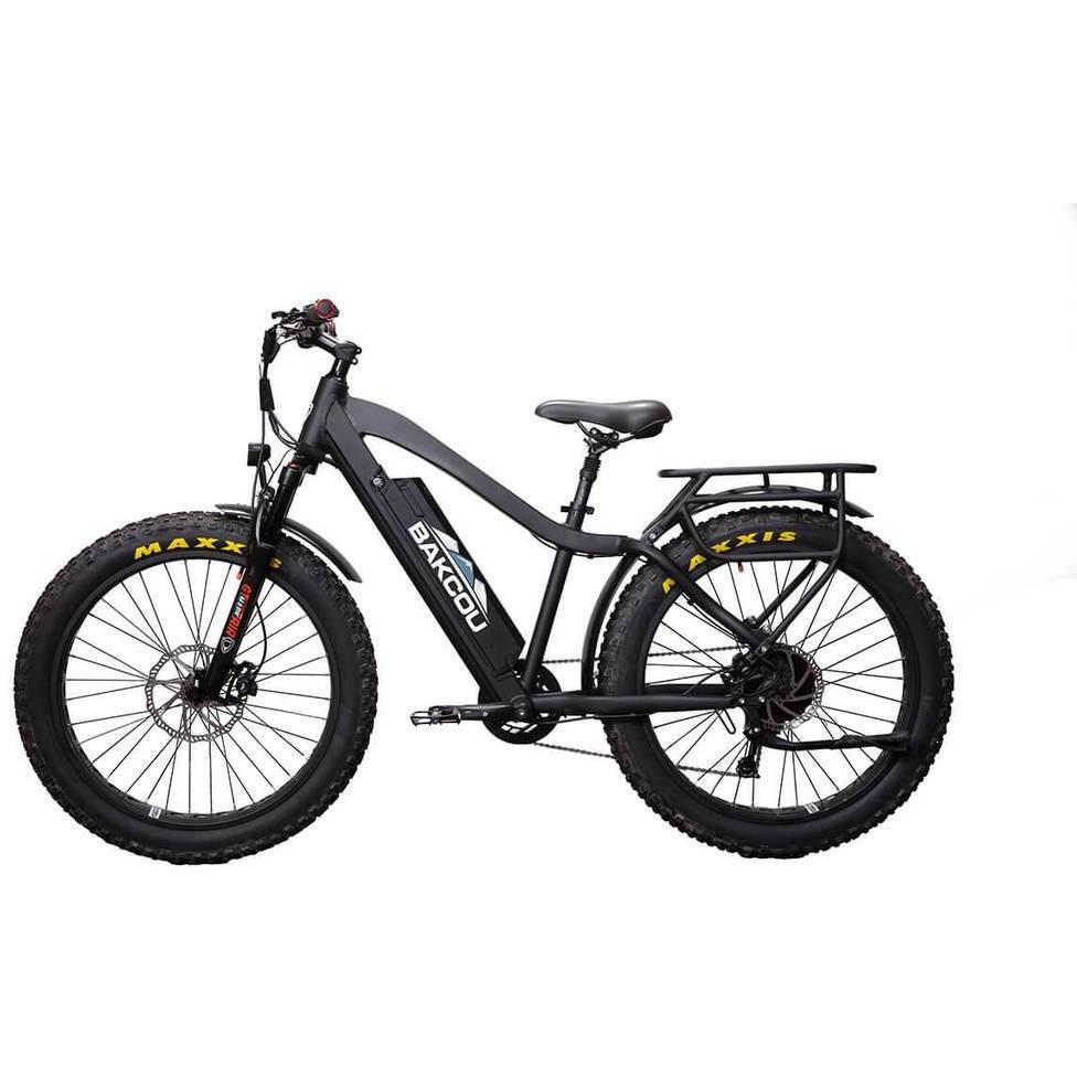 Bakcou Electric Bikes Matte Black / 17.5Ah (Standard) BAKCOU Flatlander Fat Tire Electric Hunting Bike