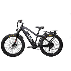 Bakcou Electric Bikes Matte Black / 17.5Ah (Standard) BAKCOU Flatlander Fat Tire Electric Hunting Bike