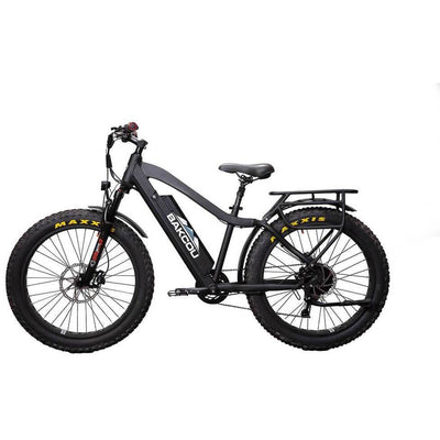 Bakcou Electric Bikes Matte Black / 17.5Ah (Standard) BAKCOU Flatlander Fat Tire Electric Hunting Bike