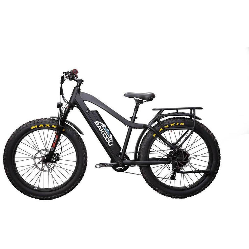 Bakcou Electric Bikes Matte Black / 17.5Ah (Standard) BAKCOU Flatlander Fat Tire Electric Hunting Bike