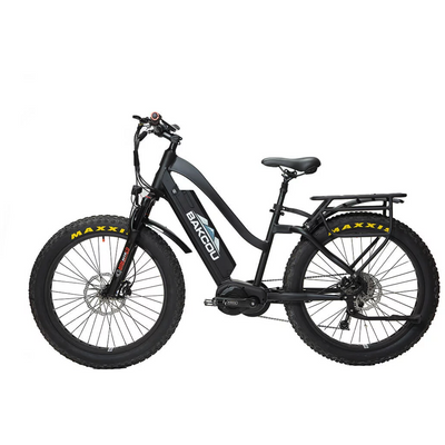 Bakcou Electric Bikes Matte Black / 17.5Ah (Standard) BAKCOU MULE  Step Through Elite 26