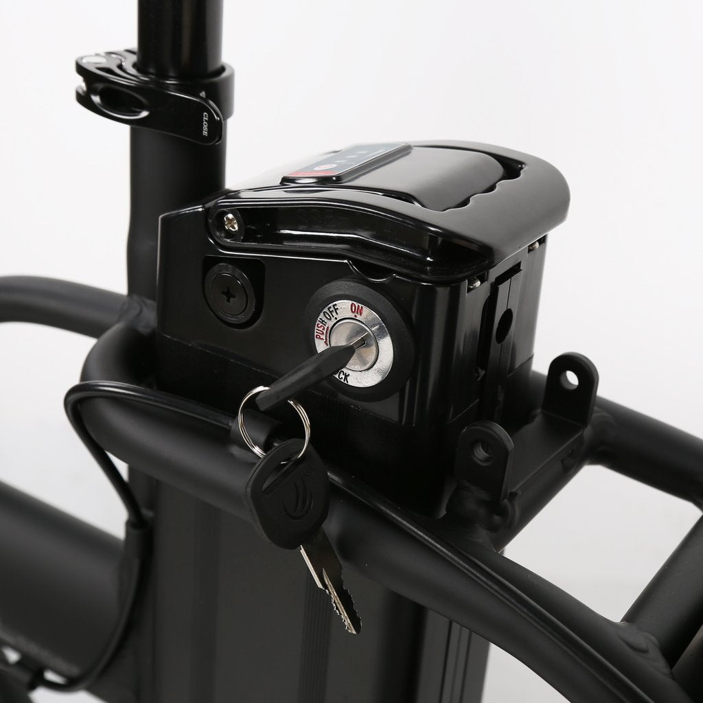Ecotric Electric Bikes Ecotric 48V Fat Tire Portable & Folding Electric Bike with LCD display FAT20S900