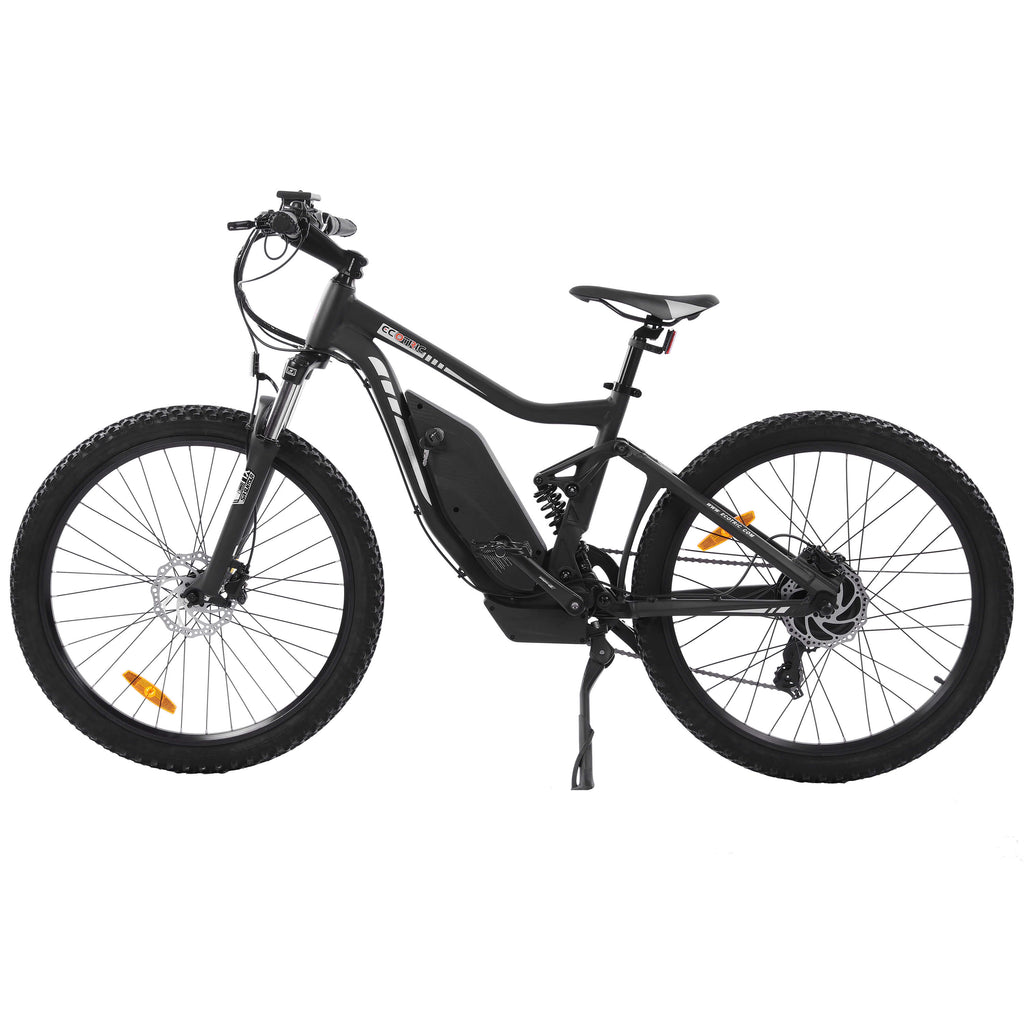 Ecotric Electric Bikes Tornado - In Stock Ecotric Tornado Full Suspension MTB Electric Bike TORNADO26USB-MB