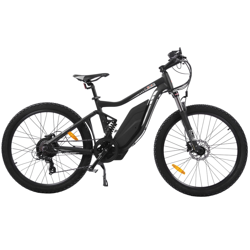 Ecotric Electric Bikes Tornado - In Stock Ecotric Tornado Full Suspension MTB Electric Bike TORNADO26USB-MB