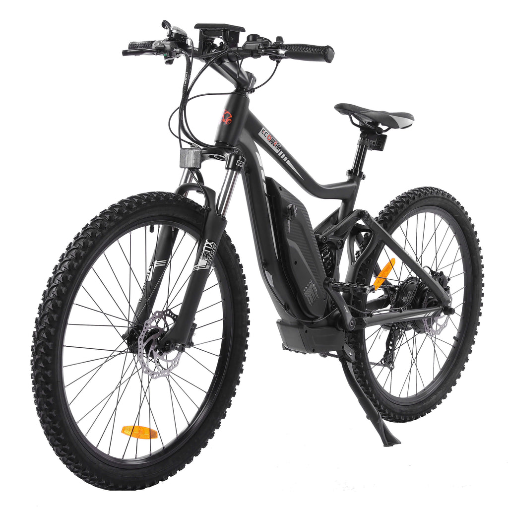 Ecotric Electric Bikes Tornado - In Stock Ecotric Tornado Full Suspension MTB Electric Bike TORNADO26USB-MB
