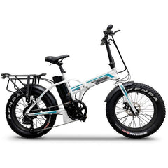 Emojo Electric Bikes White Emojo Lynx Pro Ultra 48V 750W 20" Folding Electric Bike