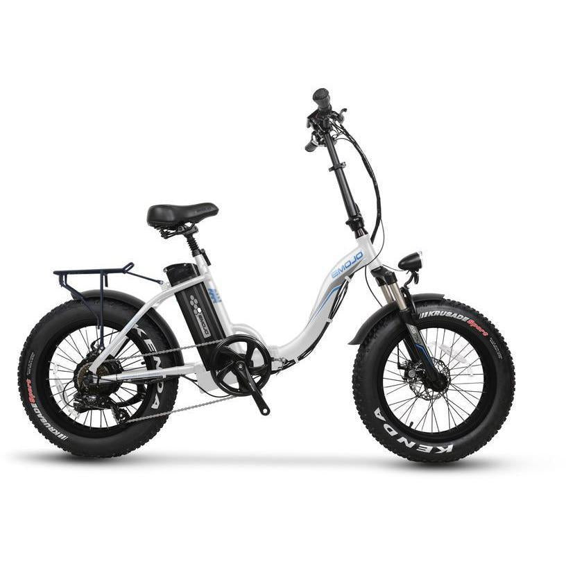 Emojo Electric Bikes White Emojo RAM Sport 48V 750W 20" Folding Fat Tire Electric Bike