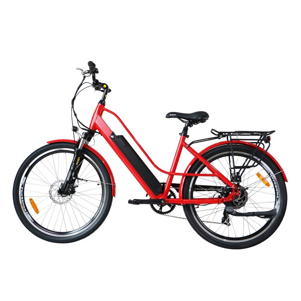 Eunorau Electric Bikes Red / Pre Order (Estimated Ship Date: 30 Days Or More) EUNORAU E-Bike 36V 12.5Ah Step-Through  Electric Bike E-TORQUE