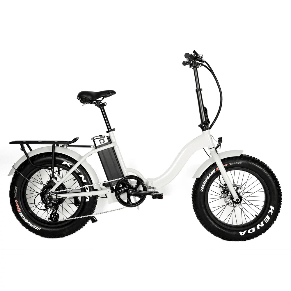 Eunorau Electric Bikes White / Pre-Order (ETA 30 Days Or More) EUNORAU E-Bike Folding Step-Through  Electric Bike E-FAT-STEP