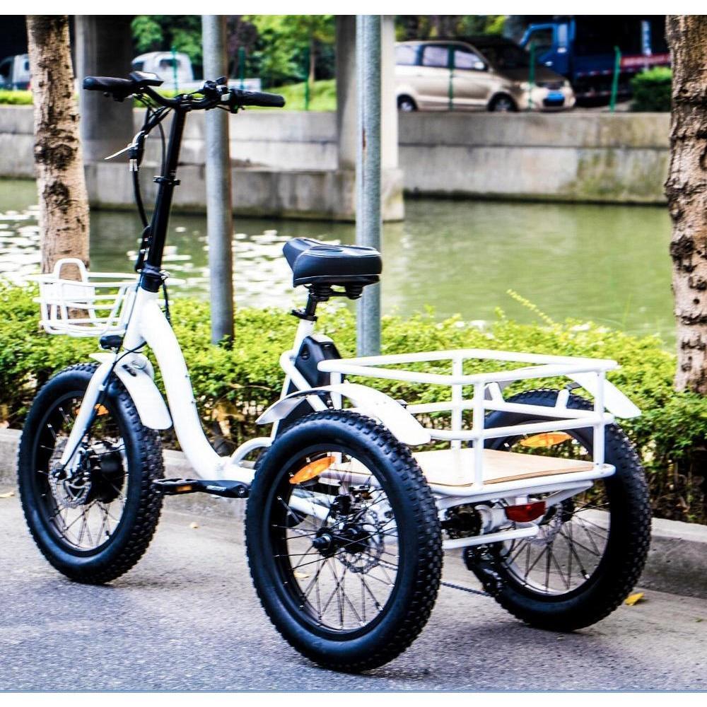 Eunorau Electric Trikes Pre-Order (Estimated Ship Date: 30 Days or More)) EUNORAU E-Bike 48V 12.5Ah Folding  Electric Trike NEW-TRIKE