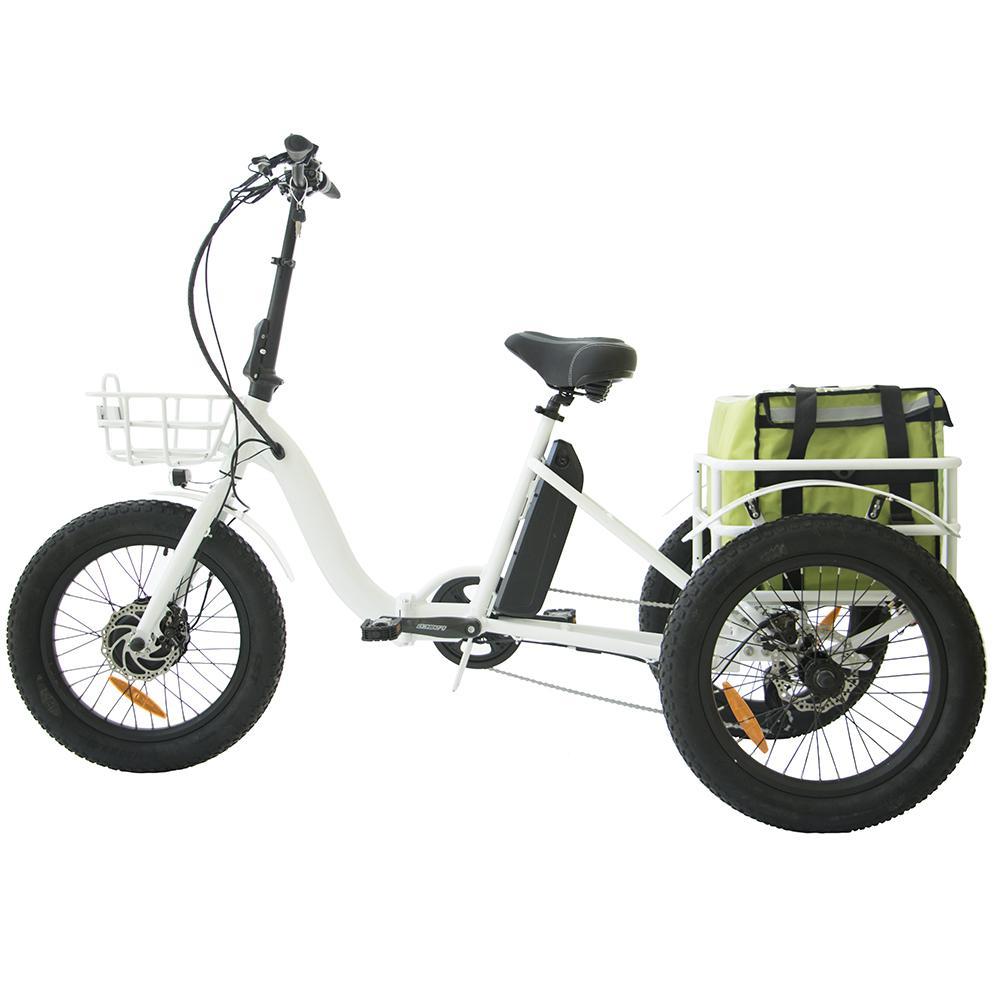 Eunorau Electric Trikes Pre-Order (Estimated Ship Date: 30 Days or More)) EUNORAU E-Bike 48V 12.5Ah Folding  Electric Trike NEW-TRIKE