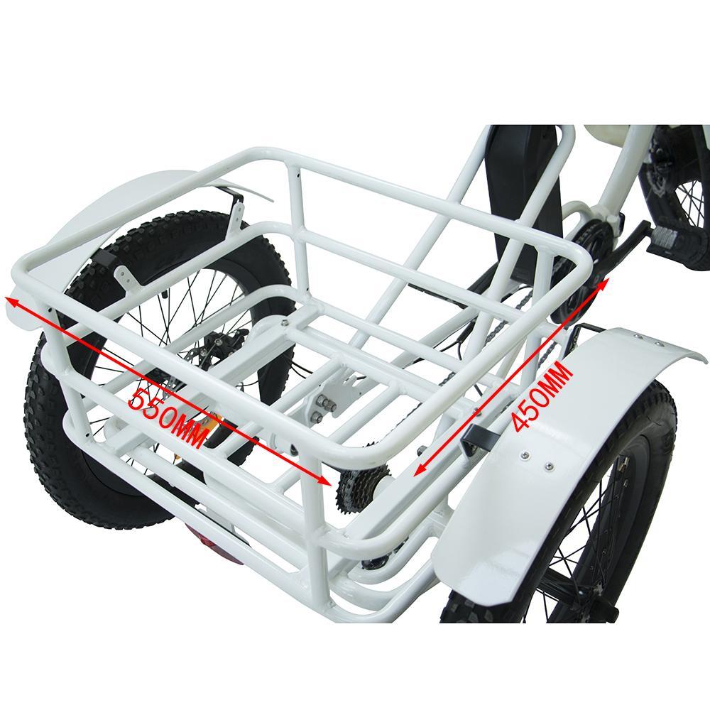 Eunorau Electric Trikes Pre-Order (Estimated Ship Date: 30 Days or More)) EUNORAU E-Bike 48V 12.5Ah Folding  Electric Trike NEW-TRIKE
