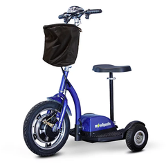 EWheels Mobility Scooters EW-18 / Blue EWheels EW-18 Three Wheel Mobility Scooter