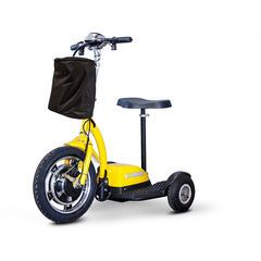 EWheels Mobility Scooters EW-18 / Yellow EWheels EW-18 Three Wheel Mobility Scooter