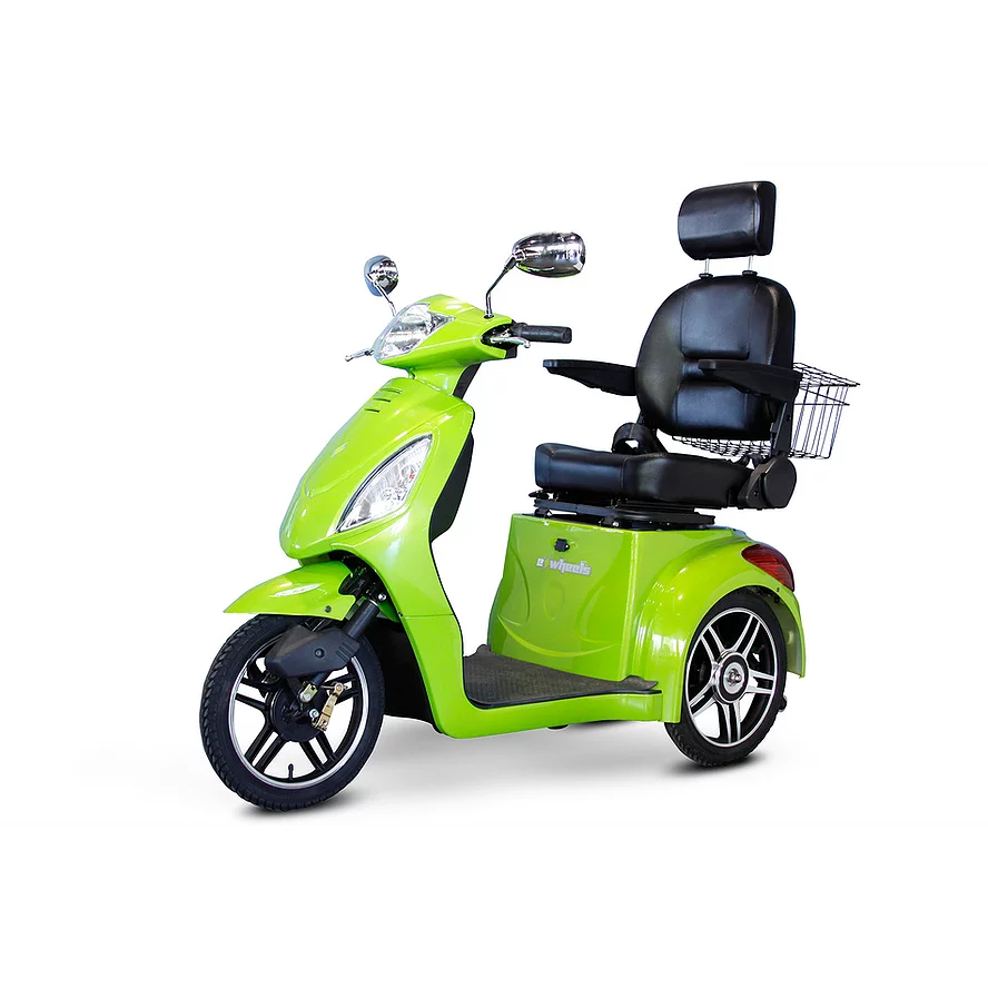 EWheels Mobility Scooters EW-36 / Green EWheels EW-36 Three Wheel Mobility Scooter
