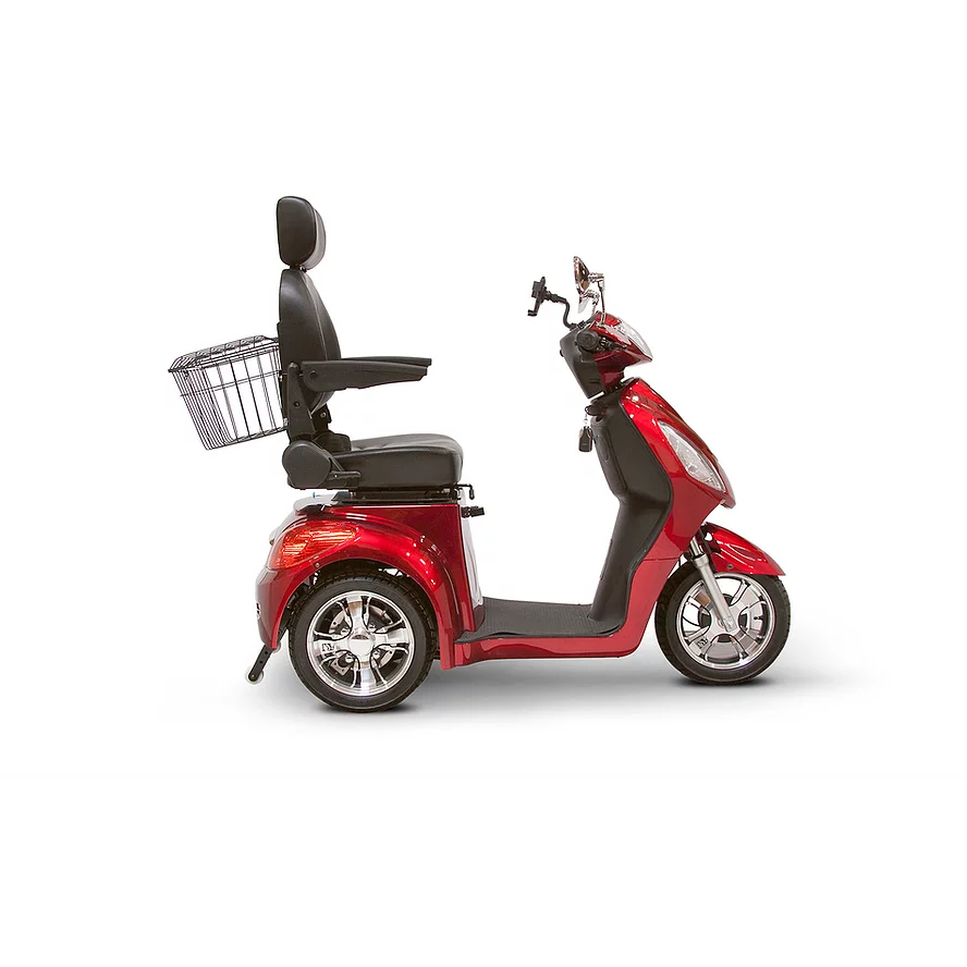 EWheels Mobility Scooters EW-36 / Red EWheels EW-36 Three Wheel Mobility Scooter