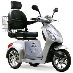 EWheels Mobility Scooters EW-36 / Silver EWheels EW-36 Three Wheel Mobility Scooter