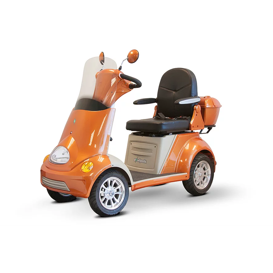 EWheels Mobility Scooters EW-52 / Orange EWheels EW-52 Four Wheel Mobility Scooter