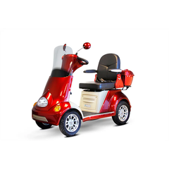 EWheels Mobility Scooters EW-52 / Red EWheels EW-52 Four Wheel Mobility Scooter