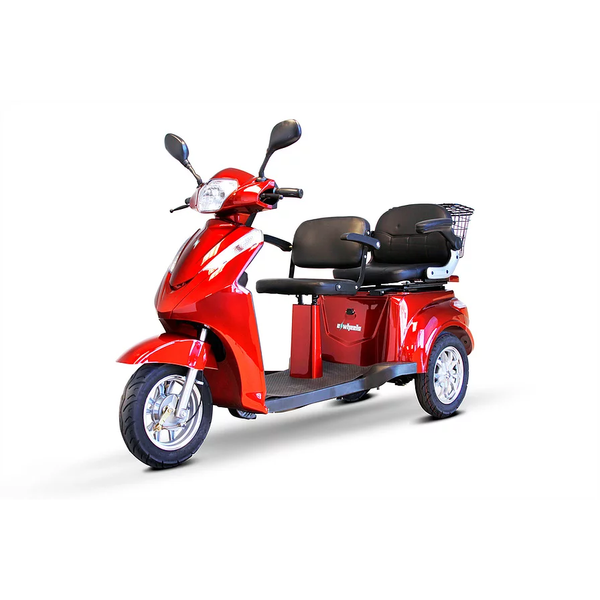 EWheels Mobility Scooters EW-66 / Red EWheels EW-66 Three Wheel Mobility Scooter