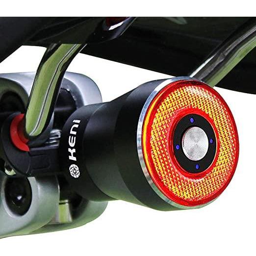 Keni Accessories Smart Bike Brake Sensing Rechargeable Ultra Bright LED Tail Light