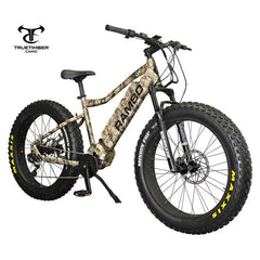 Rambo Electric Bikes In Stock RAMBO Bushwacker 750W XP TT Western Camo 11.6 AH Electric Hunting Bike