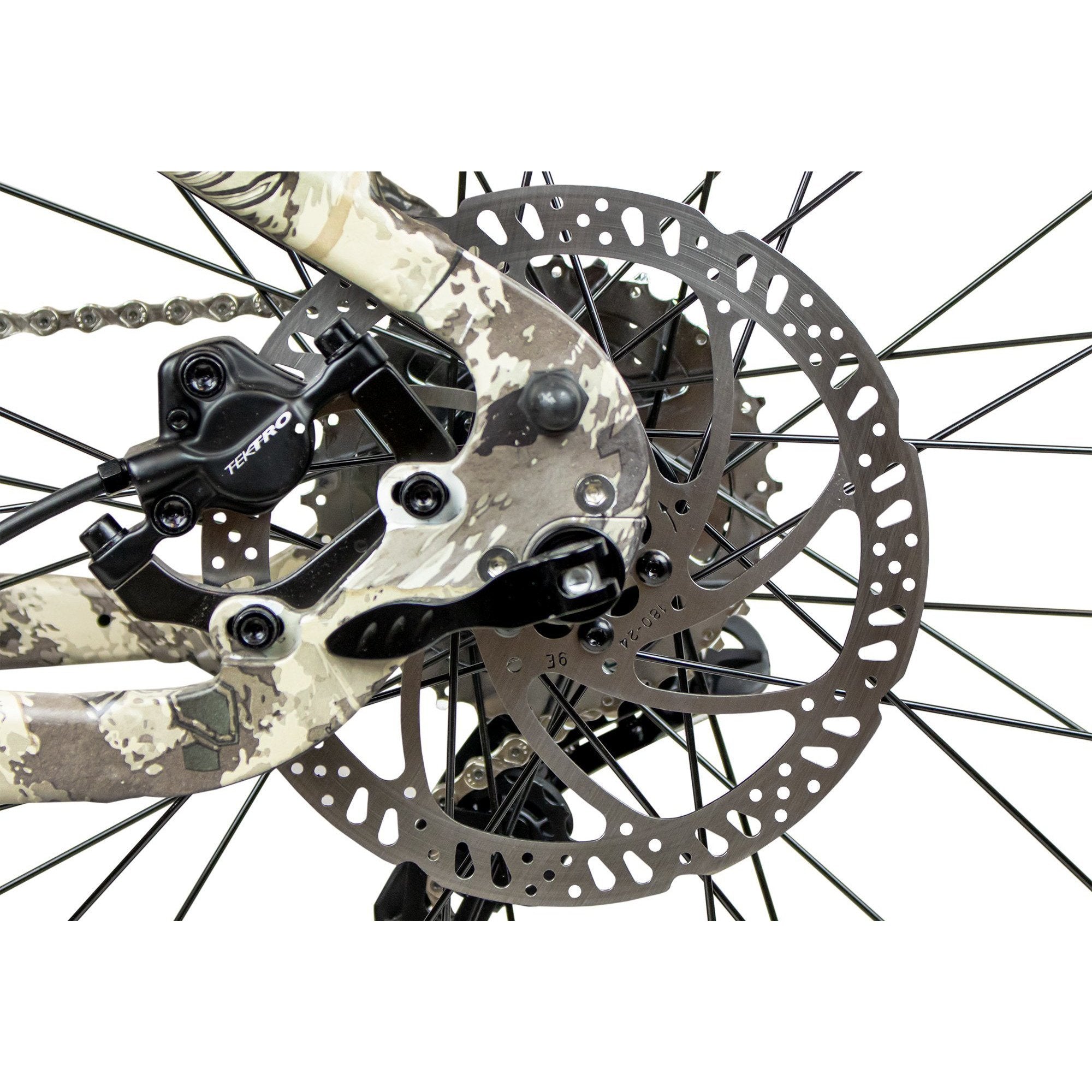 Rambo Electric Bikes RAMBO Nomad 750W XP TT Western Camo 11 Spd 14 AH Electric Hunting Bike