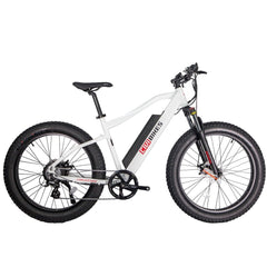 Revi Bikes Electric Bikes Pearl White Revi Bikes Predator Electric Mountain Bike