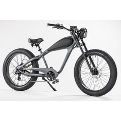 Revi Bikes Electric Bikes Revi Bikes Cheetah Cafe Racer 48V 13 Ah Fat Tire Electric Bike