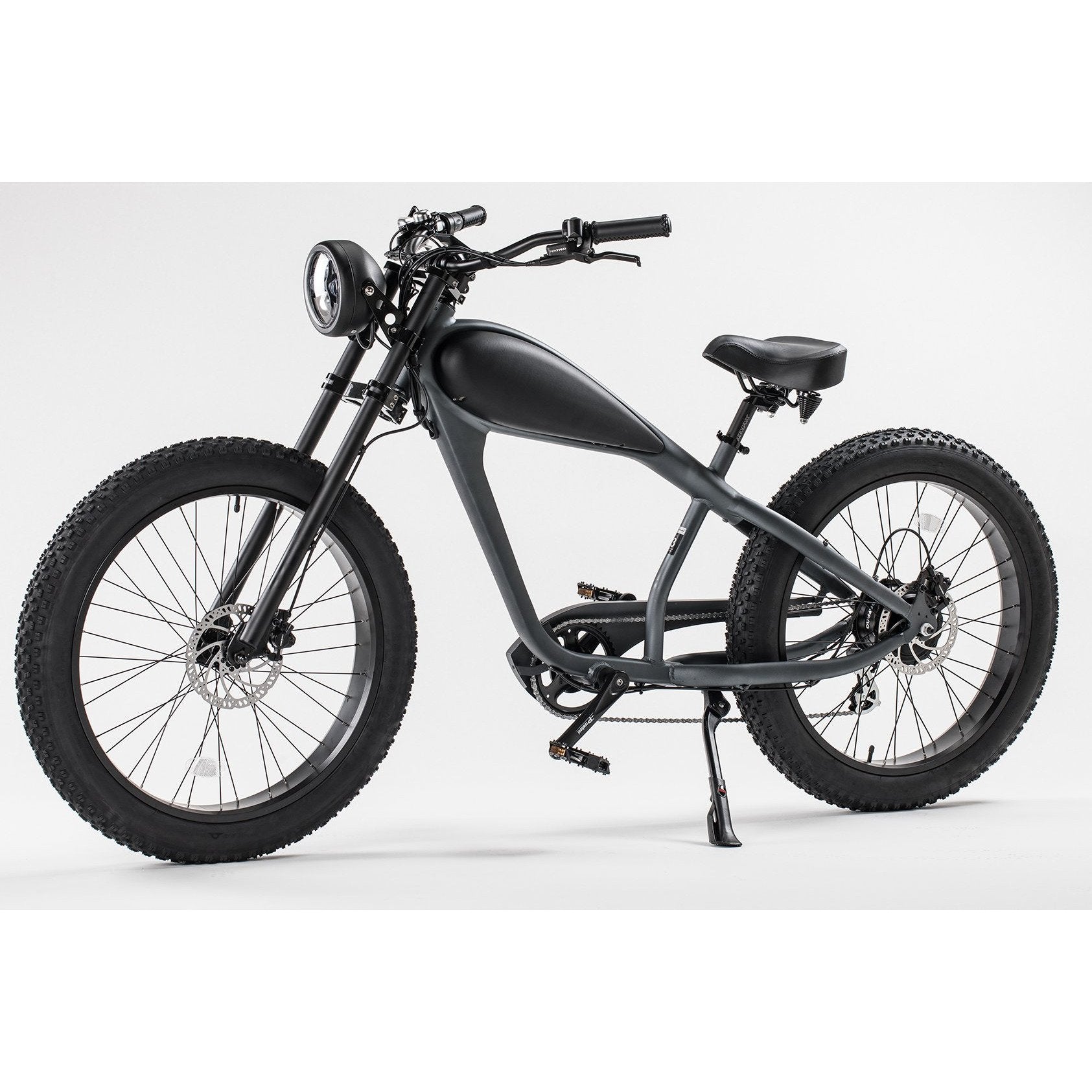 Revi Bikes Electric Bikes Revi Bikes Cheetah Cafe Racer 48V 13 Ah Fat Tire Electric Bike