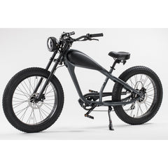 Revi Bikes Electric Bikes Revi Bikes Cheetah Cafe Racer 48V 13 Ah Fat Tire Electric Bike