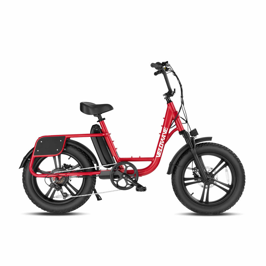 Velowave Electric Bikes Red / Bike Only Velowave Prado S Commuter 48V 15Ah 750W Electric Bike