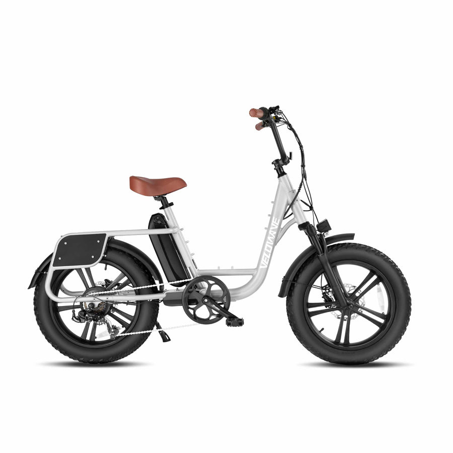 Velowave Electric Bikes Silver / Bike Only Velowave Prado S Commuter 48V 15Ah 750W Electric Bike