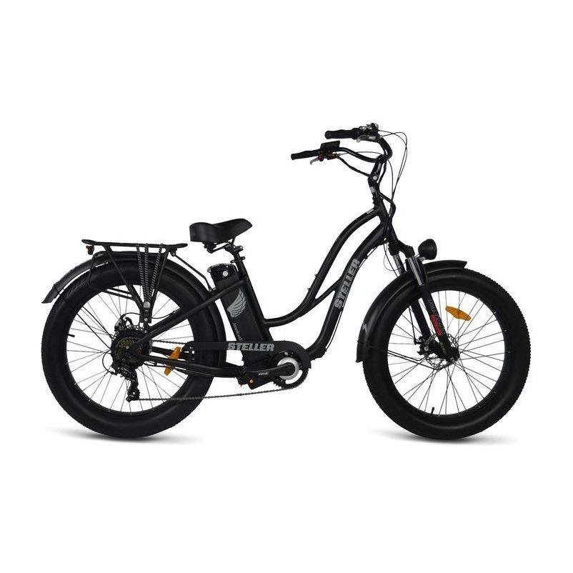 American Electric Electric Bikes Black - Pre-Order (Estimated Ship Date: 30 Days or More) American Electric Steller Step-Through 48V 15.6Ah 750W Fat Tire Electric Bike AES
