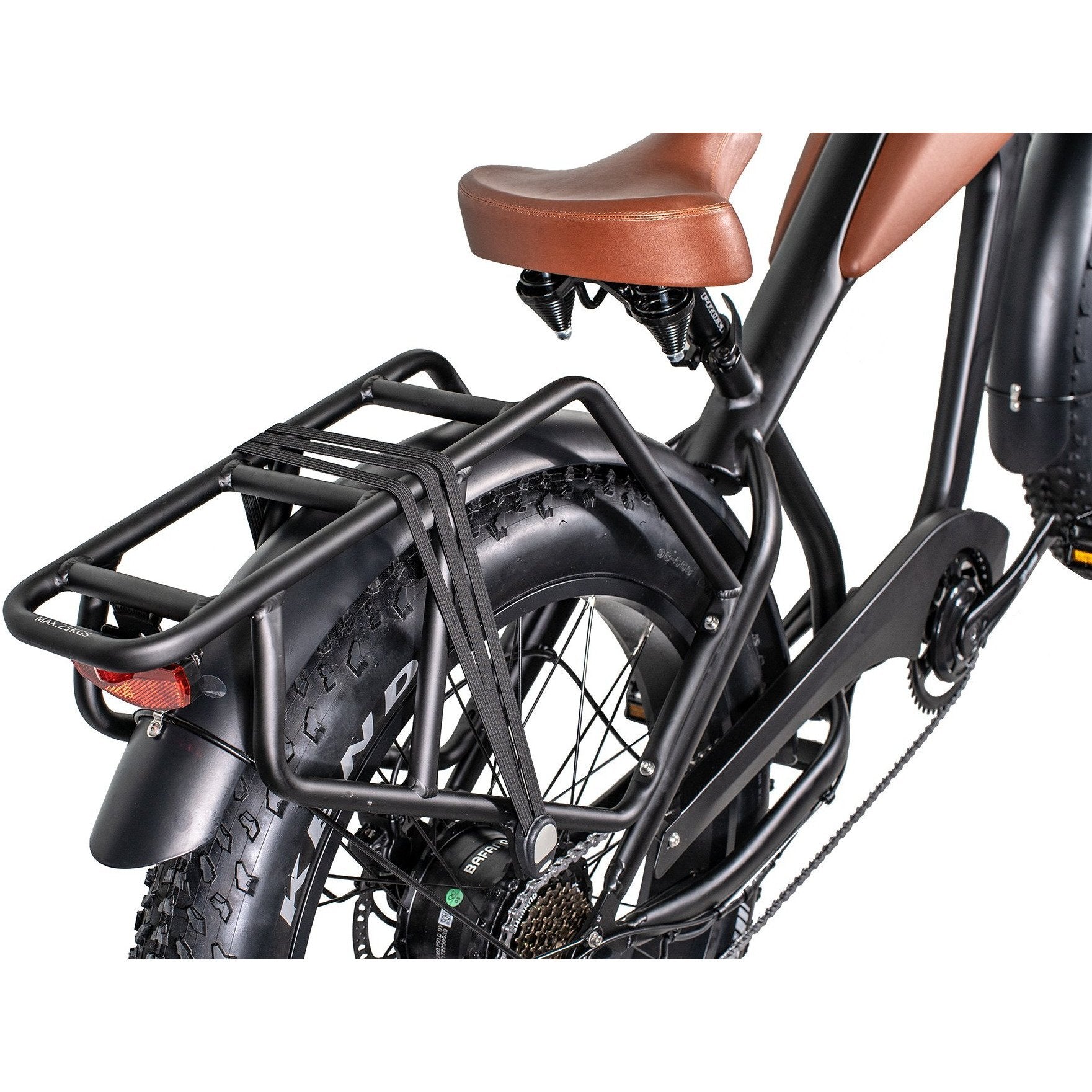 Civi Bikes Accessories Cheetah Rear Rack & Tail Light Cheetah Rear Rack, Fender And Headlight Protector Bundle