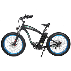 Ecotric Electric Bikes Blue Ecotric Hammer Fat Tire Beach Snow Electric Bike HAMMERUSB