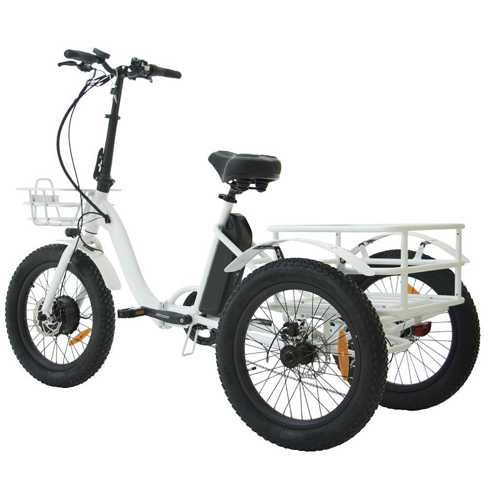 Eunorau Electric Trikes Pre-Order (Estimated Ship Date: 30 Days or More)) EUNORAU E-Bike 48V 12.5Ah Folding  Electric Trike NEW-TRIKE