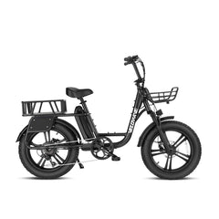 Velowave Electric Bikes Black / Bike + Front & Rear Basket Velowave Prado S Commuter 48V 15Ah 750W Electric Bike