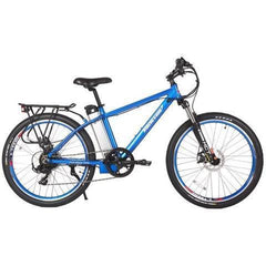 X-Treme Electric Bikes Metallic Blue X-Treme Trail Maker Elite Max 24 Volt Lithium Powered Electric Mountain Bike