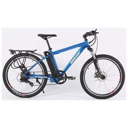 X-Treme Electric Bikes Metallic Blue X-Treme Trail Maker Elite Max 36 Volt Lithium Powered Electric Mountain Bike